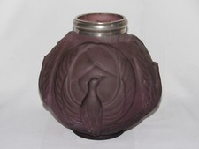 09I19 ANCIEN VASE BOULE VERRE