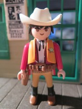 shérif sheriff marshal cowboy bandit stetson ceinturon PLAYMOBIL 5512 western