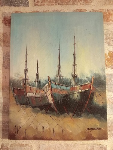 Tableau huile sur toile - tableau,