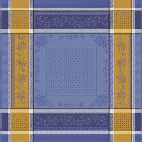 Nappe carrée coton tissée