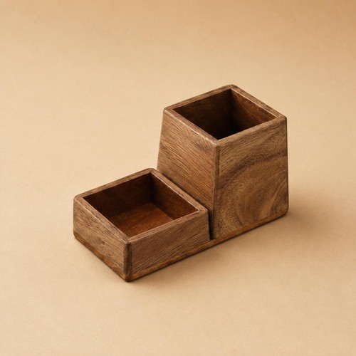 Boîte ouverte bois rigide - boîte,