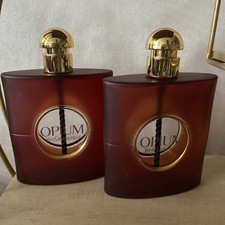 2 flacons  de parfum vide Empty Opium Yves St Laurent 90 Ml 💝