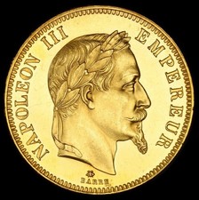 Napoléon III 100 Francs or 1862 Paris Tête laurée Prooflike flan miroir