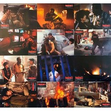 PREDATOR 2 Original Lobby Cards  - 9x11,5 in. - 1990 - Stephen Hopkins, Danny Gl