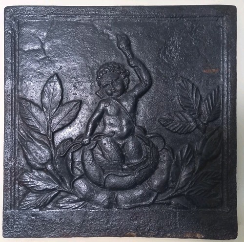 Ancienne plaque fonte - ancienne,