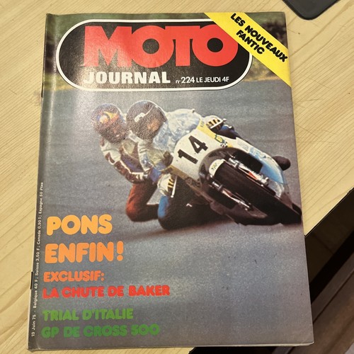 Moto journal 224 cadre pem - moto,
