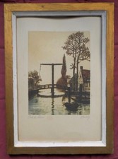 dessin  eau forte ancienne