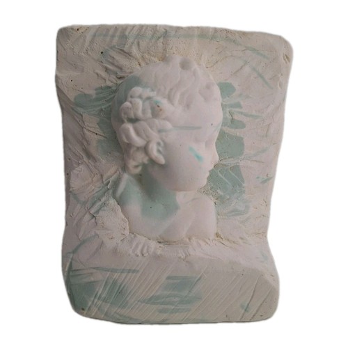 Sculpture buste blanc enfant - sculpture,