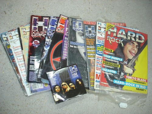 Hard rock magazine lot 12 - de,