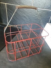 Ancien casier métallique 6 bouteilles . Vintage 