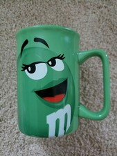 M&M's Tall Green Coffee Mug