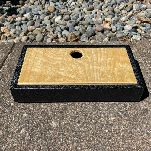 Handmade mini black - black, wood