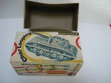 Rare BOITE VIDE POUR CHAR  - époque  - Joustra CIJ, France Jouets F.J  REF 1053 