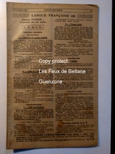 Fascicule ecole primaire 1938