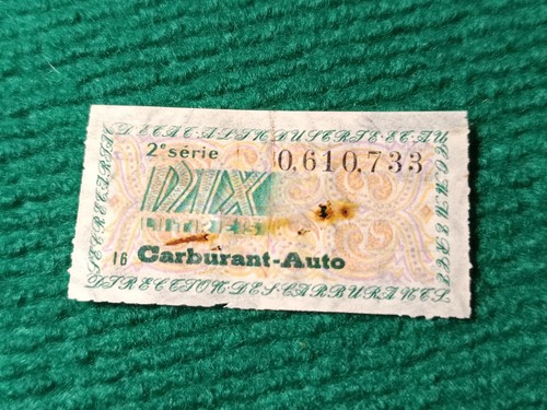 Billet matière ticket - ticket, 10