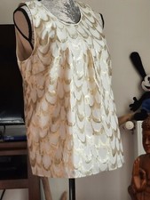 Blouse, Joli HAUT , CARACO Neuf ONE STEP   FÊTES  ,COCKTAILS Taille 42