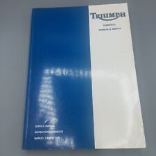Manuel d'entretien  TRIUMPH 2001_BONNEVILLE ET BONNEVILLE AMERICA_100% Français 