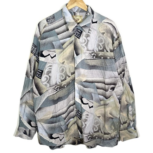 Chemise graphique cubisme - chemise,