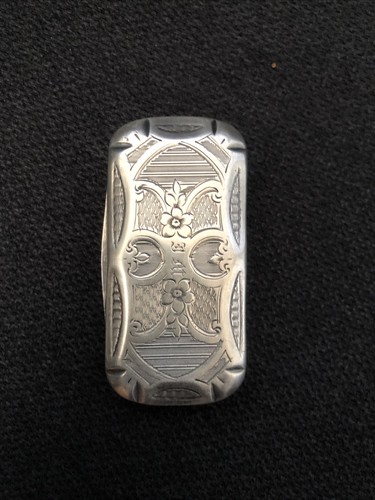 Ancien tabatière argent - tabatière,