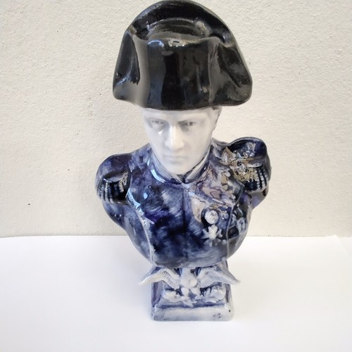 Buste napoléon faience - buste,