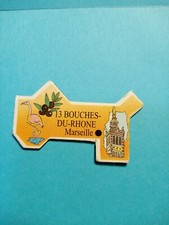 ANCIEN  MAGNET LE GAULOIS  CARTE DE FRANCE N° 13  BOUCHES-DU-RHONE