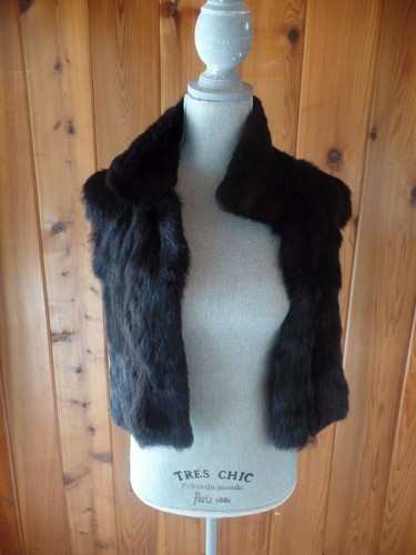 Theory ethel rabbit fur - rabbit, vest