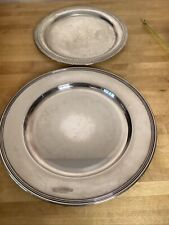 Lot De 2 Plats Ronds Métal