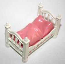 PLAYMOBIL 5312 LIT BLANC COUVERTURE ROSE CHAMBRE ENFANTS VICTORIENNE