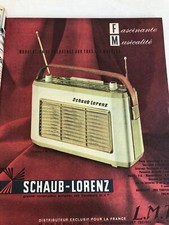 Publicité Vintage Advertising RADIO SCHAUB-LORENZ (avril 1963)