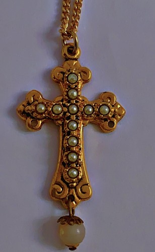Croix vintage pendentif - , zoé