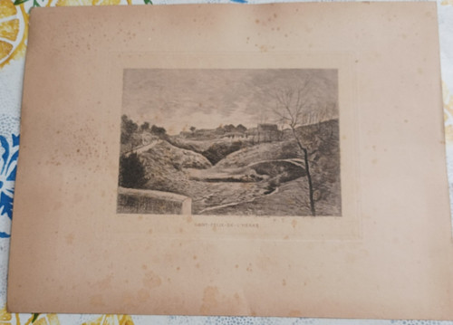 Ancienne eau forte lucien - ancienne,