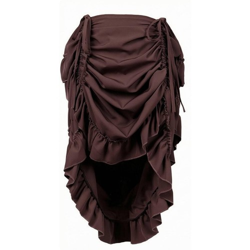 Jupe asymétrique froncé - asymétrique,