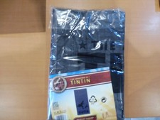 TINTIN ORIGINAL SERVIETTE DE BAIN NEUVE  SOUS BLISTER  FOND NOIR  76X152 CM !