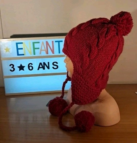 Bonnet enfant fille hiver - hiver, 3/6