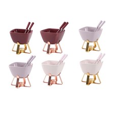 Pot à fondue au chocolat Pot à fondue créatif pour tapas et collations