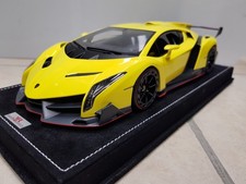 LAMBORGHINI VENENO 1/18 MR MODELS LAMBO012E yellow métal no BBR Looksmart
