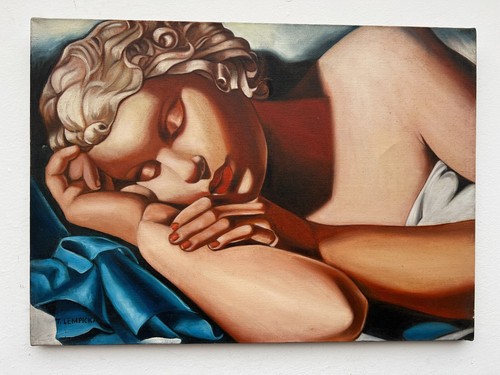 Tableau huile sur toile tamara - huile,