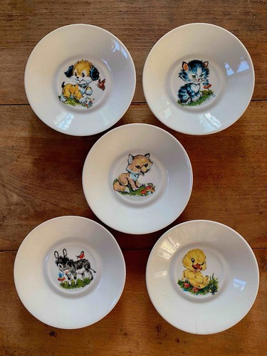 Lot anciennes soucoupes - 5,