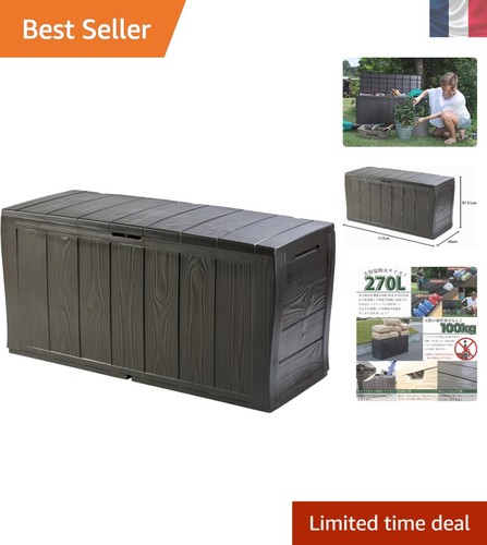 Coffre jardin marron - jardin, keter