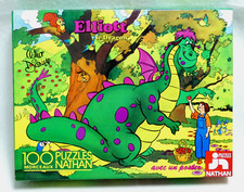PUZZLE ELLIOTT LE DRAGON 1978 WALT DISNEY NATHAN COMPLET SERIE TV JOUETS VINTAGE