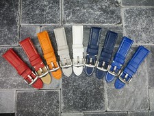 22mm Tang Strap Grain Leather