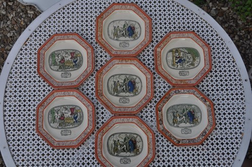 Ensemble assiettes - , 7
