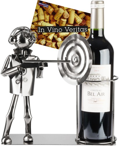 Métal porte bouteille vin - métal,