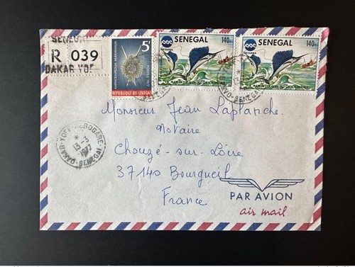 Sénégal 1977 581 lettre - mi.,