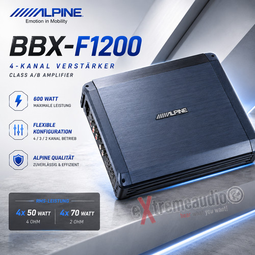 Amplificateur alpine bbx f1200 - amplificateur, bbx-f1200