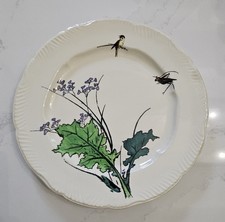 Creil & Montereau Bracquemond Rousseau.  service en faience oiseau  XIXe