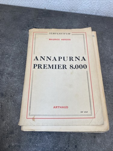 Ancien livre annapurna - ancien,