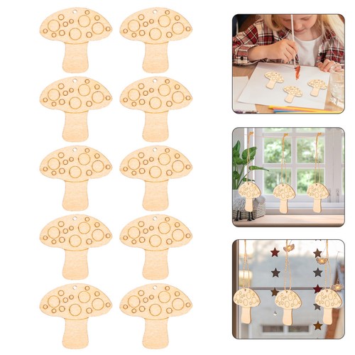 Pcs champignon bois décor - pcs,