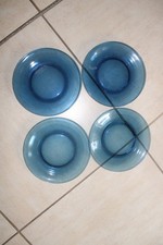 4 assiettes à dessert vereco