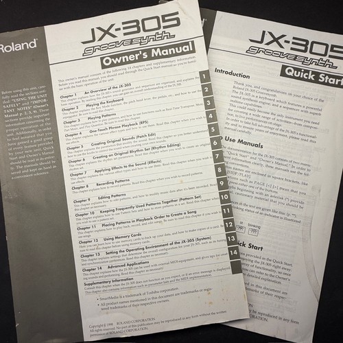 Vintage roland 305 - roland, jx-305